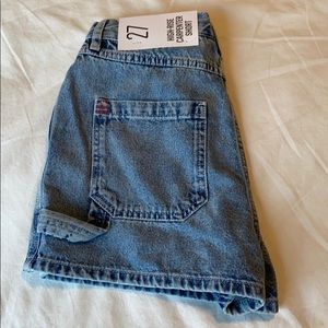 high-rise urban outfitters carpenter shorts